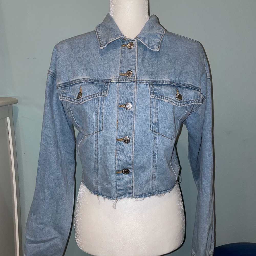 Forever 21 Cropped Jean Jacket